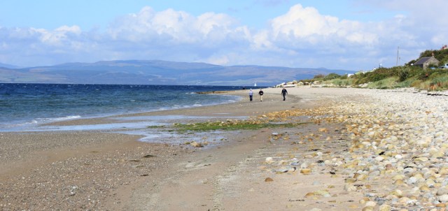 15 beach walking to Pirnmill, Ruth's coastal walk, Arran