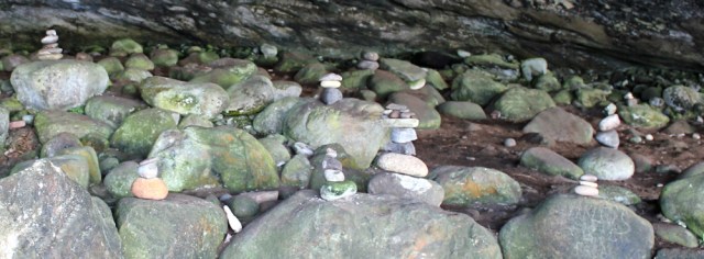 18 inside the King's Cave, Ruth's coastal walk, Arran
