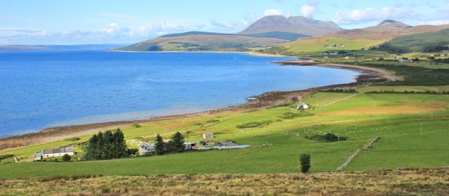 22 view to Machrie, Ruth's coastal walk, Isle of Arran
