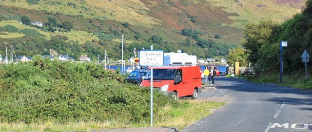 28 Lochranza ferry port, Ruth's coastal walk