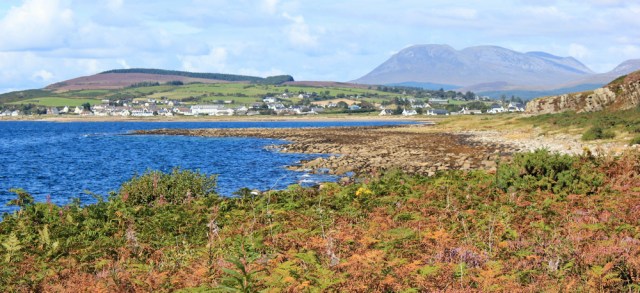 32 Blackwaterfoot, Ruth hiking the Arran Coastal Way, Scotland