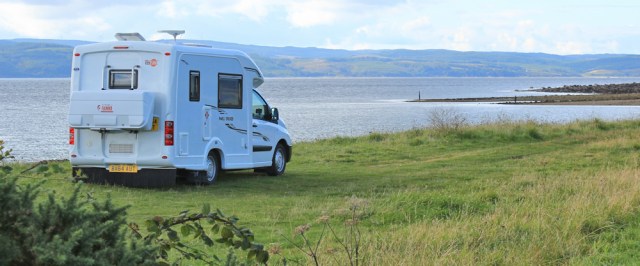 33 camper van, Arran, Ruth's coastal walk around Scotland