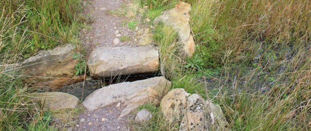 28 stream crossing, Ruth Livingstone on Arran