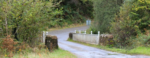 43 bridge over the river, Ruth on Arran