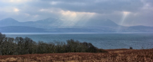 15 light over Arran, Ruth Livingstone hiking in Scotland