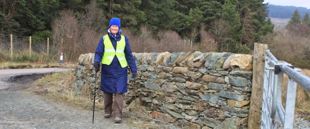 19 self portrait, Ruth Livingstone hiking in Scotland