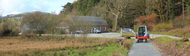 02 footpath under construction, Carradale