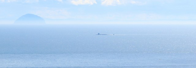 20 rock shaped definitely is a submarine, Ruth Livingstone hiking the Mull of Kintyre