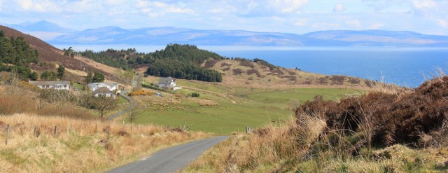 21 Feochaig and view of Arran, Ruth's coastal walk