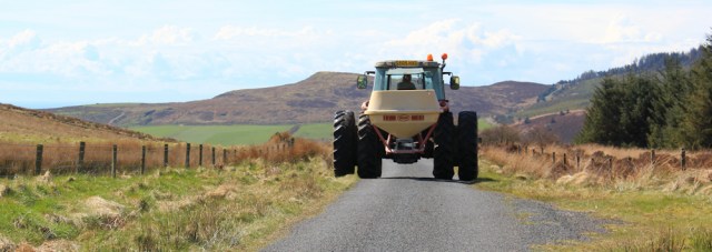 23 muck spreader, Ruth's coastal walk, Kintyre