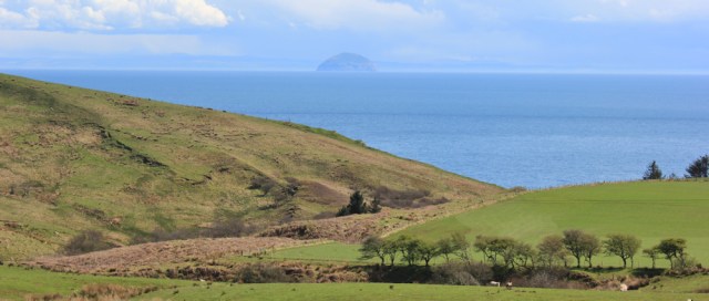 27 Ailsa Craig and Ayreshire coast, Ruth's coastal walk, Kintyre