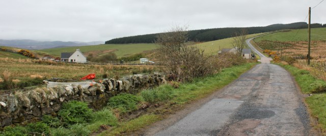 02 country roads, Clachan, Ruth's coastal walk around Kintyre, Scotland
