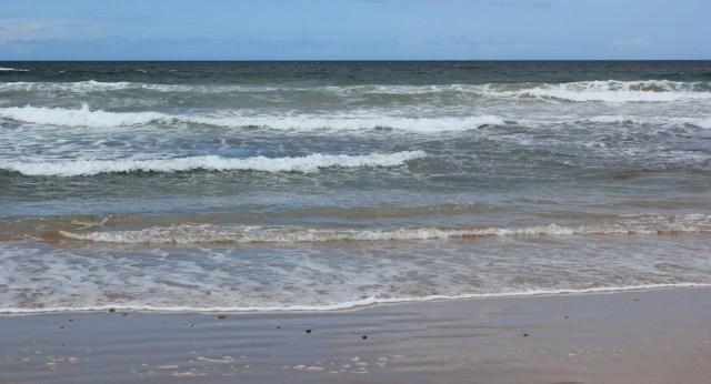08 waves, Machrihanish Bay, Ruth's coastal walk, Kintyre, Scotland