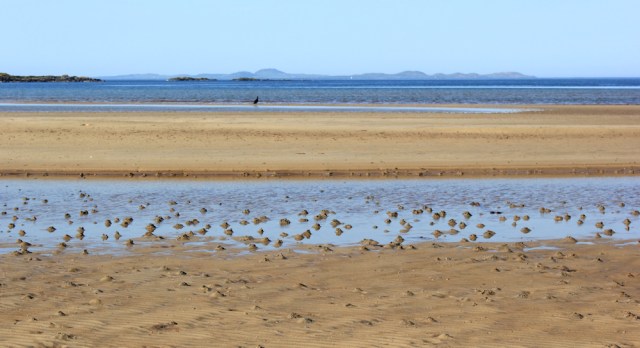 09 Loch Stornoway, Ruth hiking to Kilberry, Scotland's coast