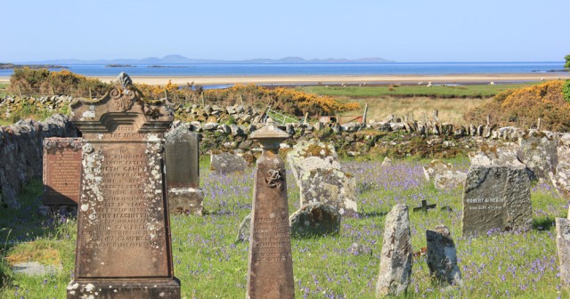 13 Burial ground, Loch Stornoway, Ruth's coastal walk around Scotland