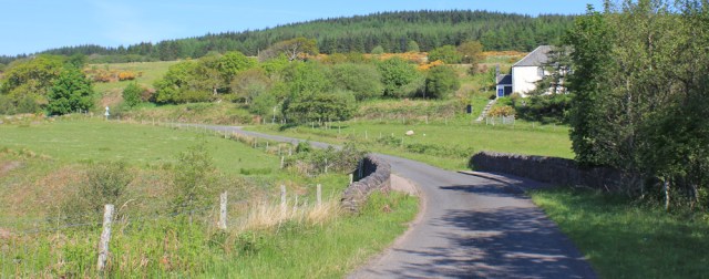 14 road to Kilberry, Ruth's coastal walk around Scotland