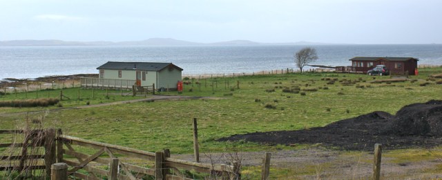 14 static caravans, Ruth's coastal walk, Kintyre, Scotland