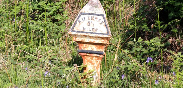 15 Kilberry milestone, Ruth's coastal walk around Scotland