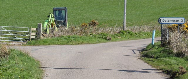 15 sign to Dalsmeran, Ruth's coastal walk, Mull of Kintyre
