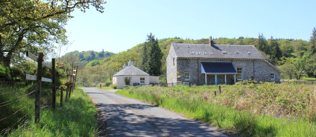 18 houses along road to Kilberry, Ruth's coastal walk, Argyll, Scotland