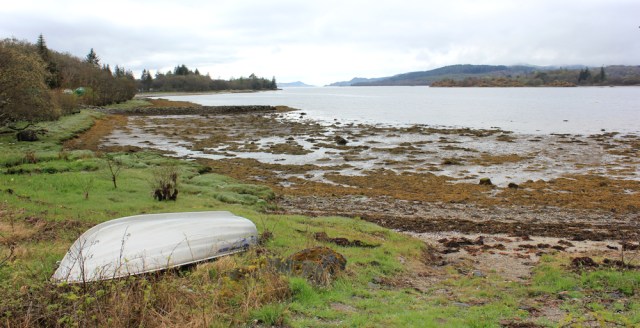 18 view up West Loch, Tarbert, Ruth's coastal walk around Kintyre, Scotland