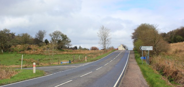 27 junction, Tarbert, Ruth's coastal walk around Kintyre, Scotland