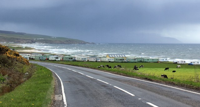 28 rain storms over Mull of Kintyre, Ruth's coast walk, Scotland