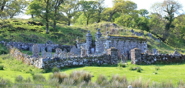 28 walled cemetery, Ruth's coastal walk, Argyll, Scotland