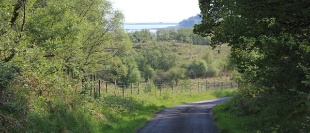 30 Ruth hiking to Kilberry, Argyll, Scotland