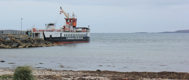32 Gigha ferry embarking, Ruth Livingstone, Kintyre, Scotland