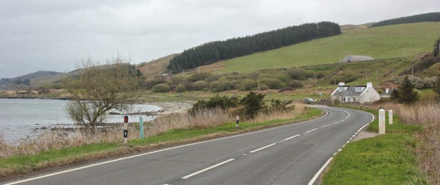 49 Road walking, Ruth's coastal walk, Kintyre, Scotland