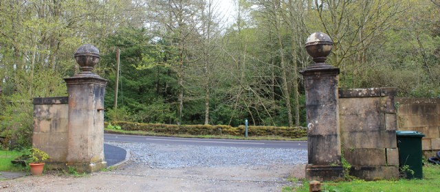 55 main gate, Ronachan House, Ruth's coastal walk, Kintyre