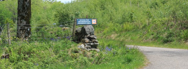 01 Kilmaluig turnoff, Ruth's coastal walk, Argyll, Scotland