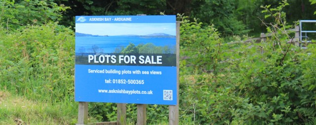 04 plots for sale, Ruth hiking the coast of Scotland
