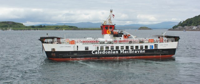 09 ferry from Oban, Ruth walking the coast of Scotland