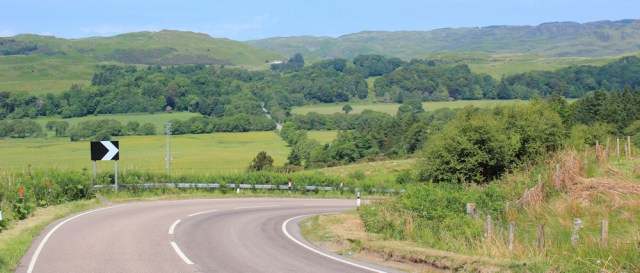 09 winding road, A816, Ruth's coastal walk, Scotland