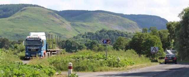 11 another parking spot, Ruth's coast walk around Scotland