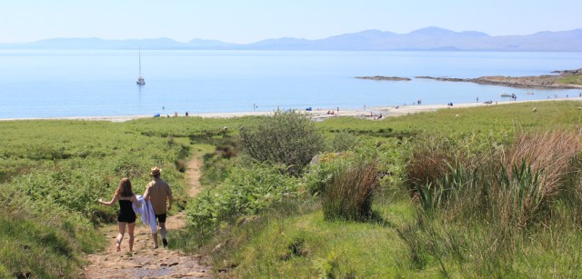19 path to Kilmory beach, Ruth's coastal walk, Argyll, Scotland