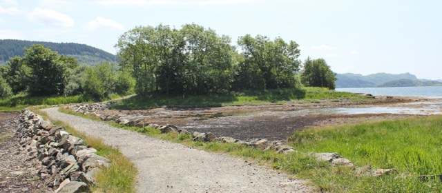 20 causeway to Eilean Traighte, Ruth's coastal walk, Scotland