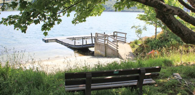 22 lunch bench, overlooking Loch Craignish, Ruth Livingstone in Scotland