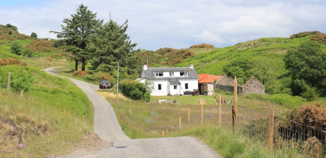 23 cottage above Loch Nell, Ruth's coast walk around Scotland