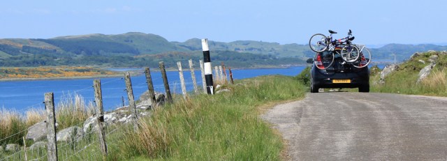 25 holiday traffic, Ruth's coastal walk, Argyll, Scotland