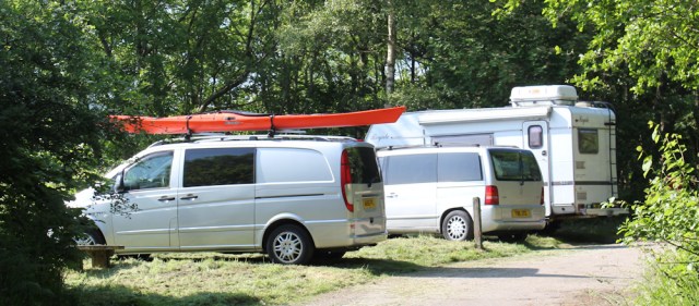 51 crowded layby, Ruth's coastal walk, Scotland
