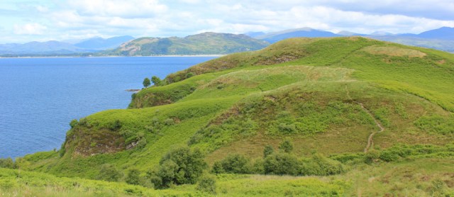 53 over Ganavan Hill, Ruth's coastal walk, Scotland