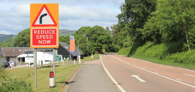 66 A85 road to Oban, Ruth's coastal walk, Scotland