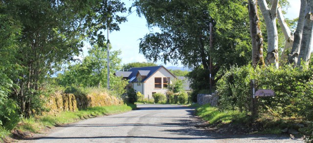 13 road walking to Baravullin, Ruth's coastal walk around Scotland