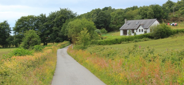 17 cottages along road to Port Appin, Ruth's coastal walk, Scotland
