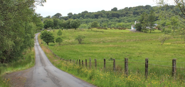 24 road to Port Appin, Ruth's coastal walk, west Scotland
