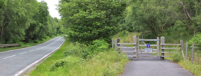 27 cycle route along the A828, Ruth's coastal walk in Scotland