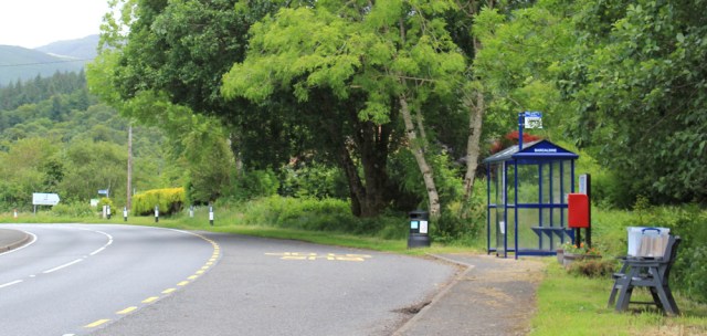 53 Barcaldine bus stop, Ruth's coastal walk around Scotland